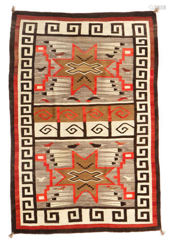 A Navajo pictorial rug