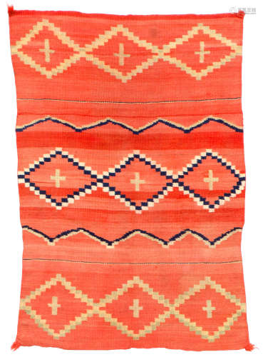 A Navajo late classic/early transitional child's blanket