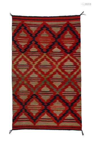 A Navajo late classic child's blanket
