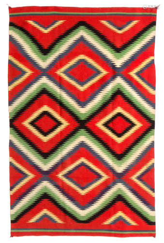 A Navajo Germantown rug