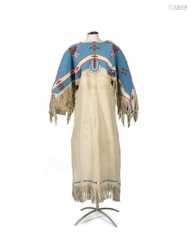 A Sioux beaded dress