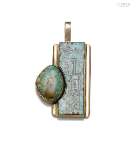 An Irene and Carl Clark pendant