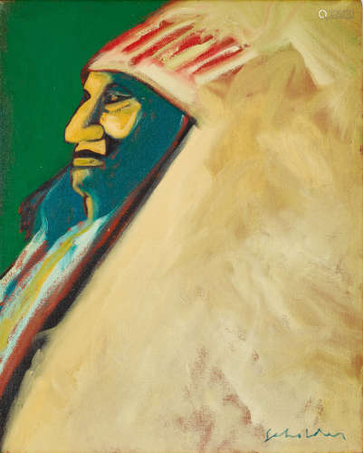A Fritz Scholder painting