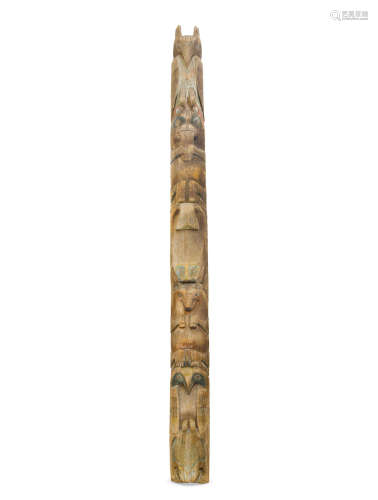 A Northwest Coast totem pole