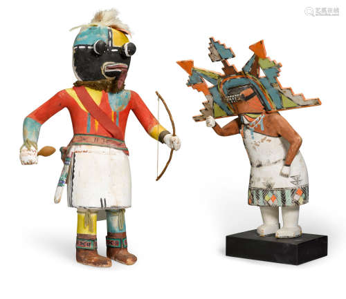 Two Hopi kachina dolls