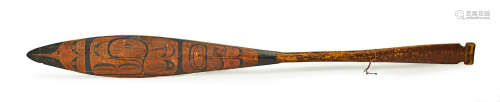 A Northwest Coast paddle