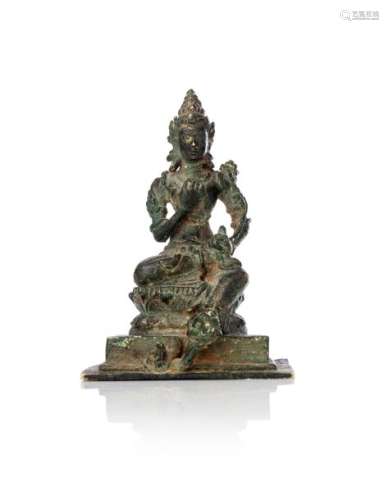 INDONESIE, Java, XIXe siècleSculpture en bronze...