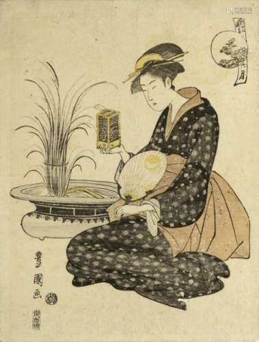 JAPON XVIII XIXe siècleUtagawa Toyokuni (1769 1...