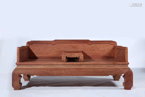 A LOTUS PATTERN ARHAT BED