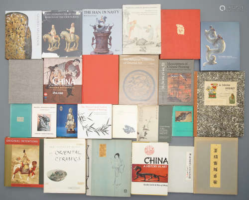 65 Asian art books, mainly on Chinese and Korean art, incl. a number of rare works