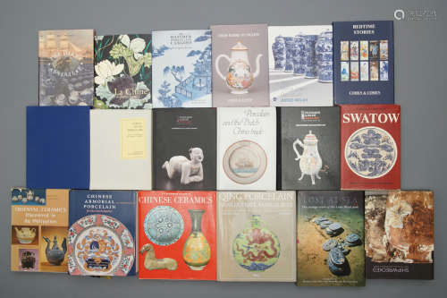 42 books on mostly Chinese porcelain, incl. shipwreck catalogues, Rijksmuseum, etc.