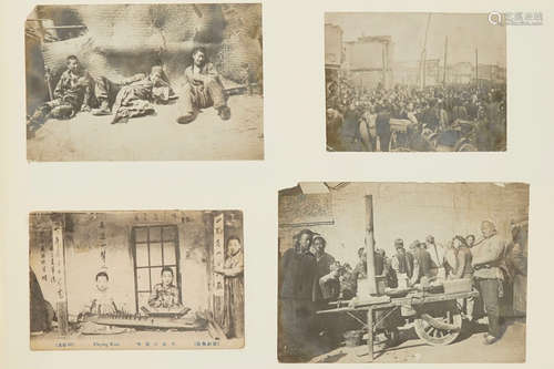 An album of photographs documenting a trip to China, early 20th C.