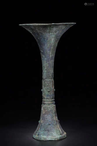 A BRONZE VASE