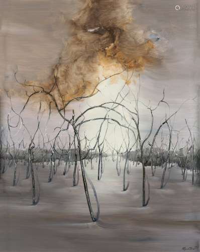 范勃 2012年作 木言系列之五十七 布面油画