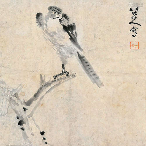 八大山人（1626～1705） 花鸟 立轴 纸本