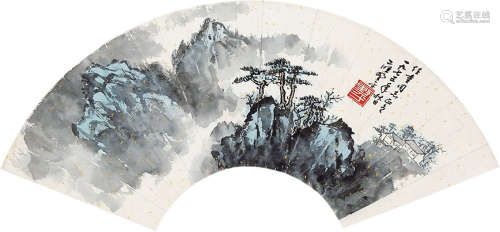 应野平（1910～1990） 山水 镜片 纸本