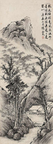 陈含光（1879～1957） 山水 立轴 纸本