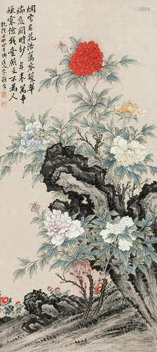 李鱓（1686～1756） 花卉 立轴 纸本