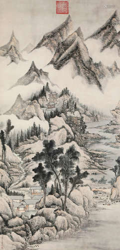 董邦达（1696～1769） 山水 立轴 纸本
