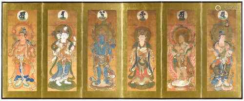 Twelve Deva Guardians (Juniten byobu) Anonymous Buddhist