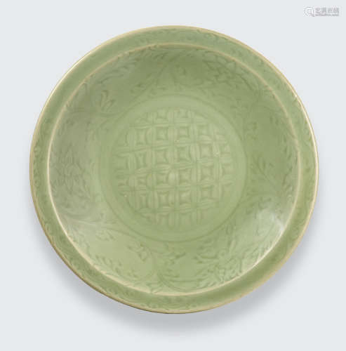 Ming dynasty, 15th century A Longquan celadon dish
