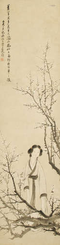 Lady under Plum Tree, 1856 Ren Xiong (1820-1857)