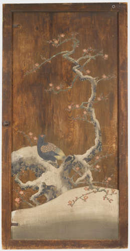 18th/19th century A painted door (sugido)
