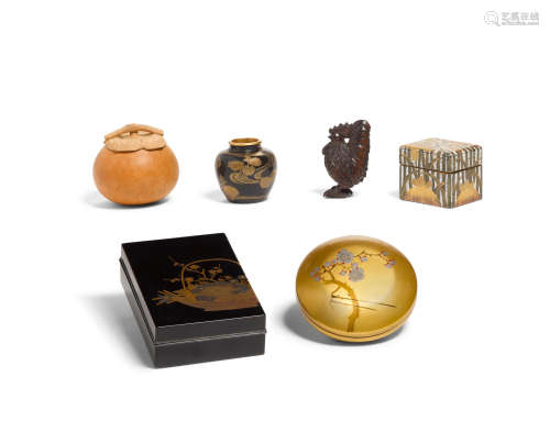 20th century A group of six decorative objects