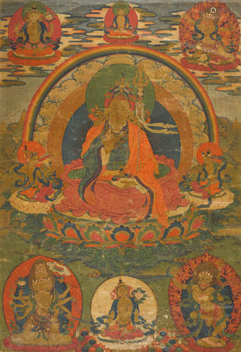 Tibet, 18/19th century  A THANGKA OF PADMASAMBHAVA