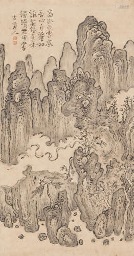 Landscape Fukuda Kodojin (1865-1944)