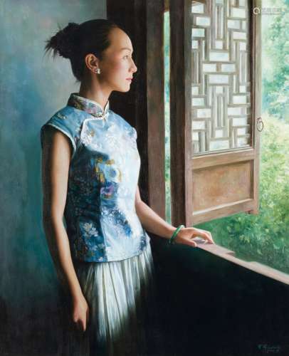 曹辉（b.1962） 2006年作 远思情依依 布面 油画