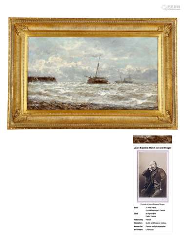 简·巴普蒂斯特·亨利·杜兰·布拉杰（1814～1879） 海上帆