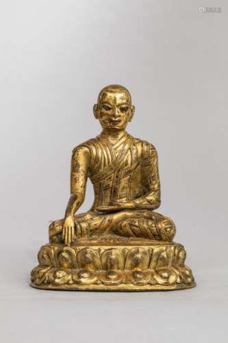 Mahasiddha, yogi du Vajrarayana bouddhiste assis e...