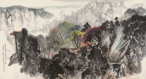 李琼久（1908～1990） 峨眉大白毡 镜片 设色纸本