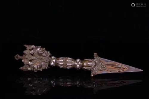 A BRONZE DEMO VAJRA