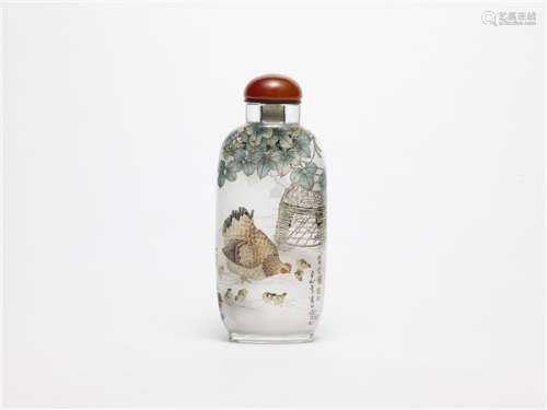 FINE INSIDE-PAINTED SNUFF BOTTLE