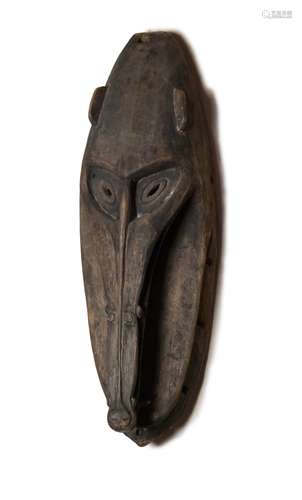 PAPUA NEW GUINEA WOOD CARVED BABOON MASK