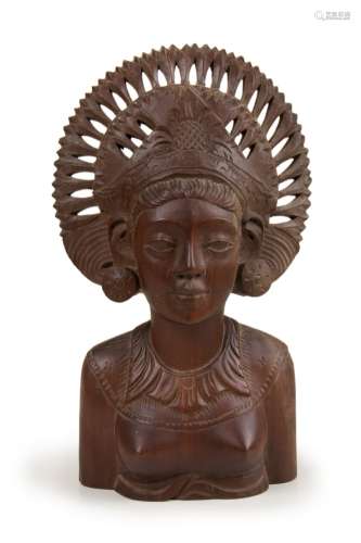 WOOD CARVED DEWI SRI (RICE GODDESS)