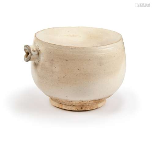 CHINESE SONG STYLE CREAM GLAZED WATER POT