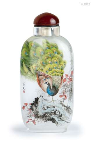 A FINE INSIDE-PAINTED SNUFF BOTTLE