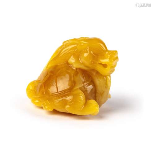 CARVED AMBER OF BAXIA