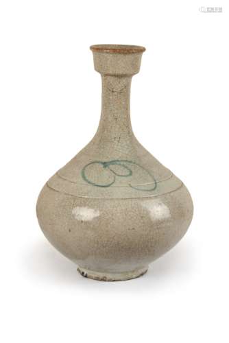 A KOREAN GE WARE STYLE CUP MOUTH VESSEL