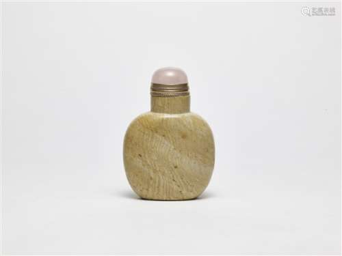 FINE STONE CARVED SNUFF BOTTLE