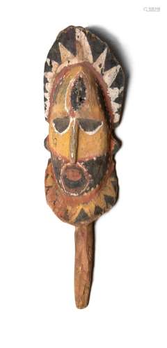 PAPUA NEW GUINEA CARVED ABELAM HEAD