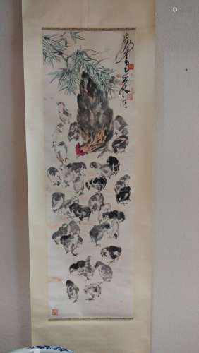 A FINE CHINESE SCROLL PAINTING