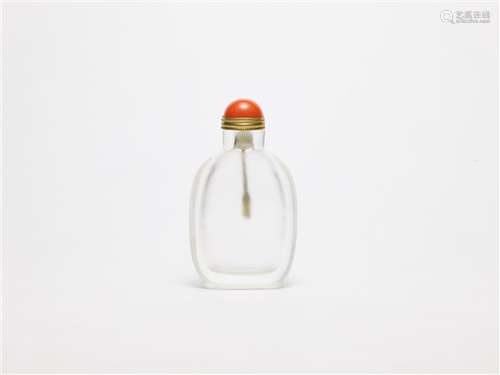 FINE REPUBLIC ERA  CRYSTAL NUFF BOTTLE