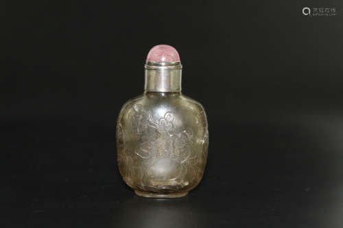 Chinese Rock Crytal Snuff Bottle