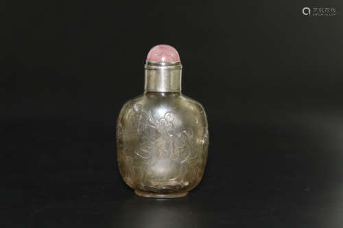 Chinese Rock Crytal Snuff Bottle