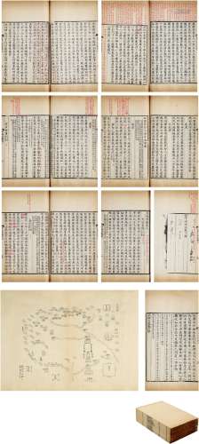 赵万里（1905～1980） 过录王国维批顾炎武文集 线装书 八册