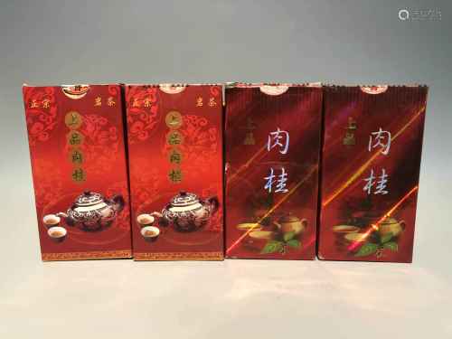 2006年.回春茶厂90g装中手提私房茶礼盒4盒一组